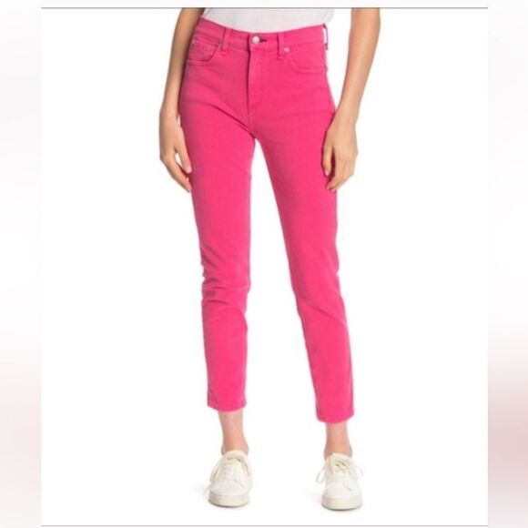 Rag & bone high rise bull pink skinny ankle jeans pants, Size 24 - Picture 1 of 12